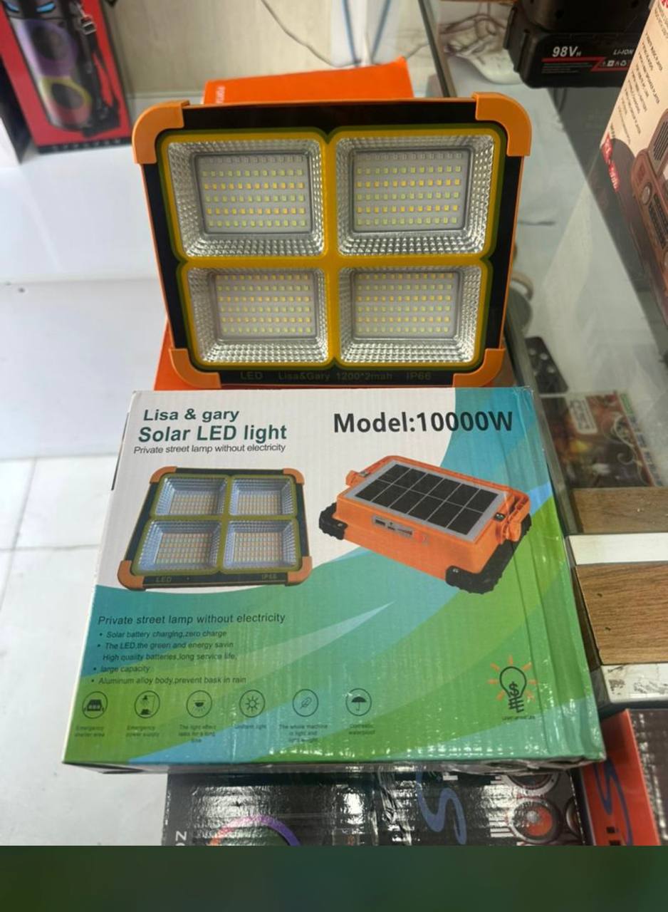 پروژکتور  خورشیدی سولار  solar LED 10000w