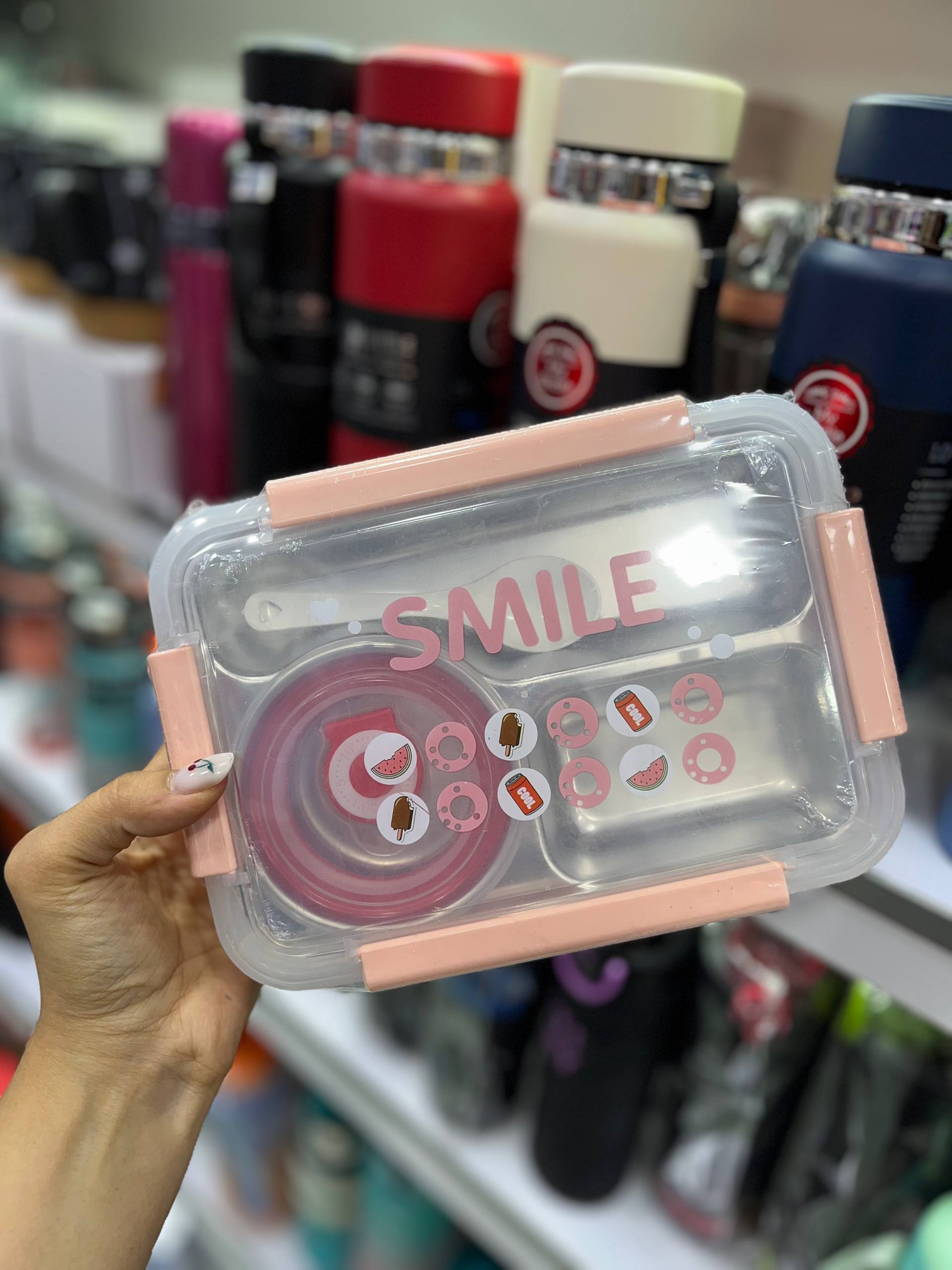 ظرف غذای فانتزی طرح Smile