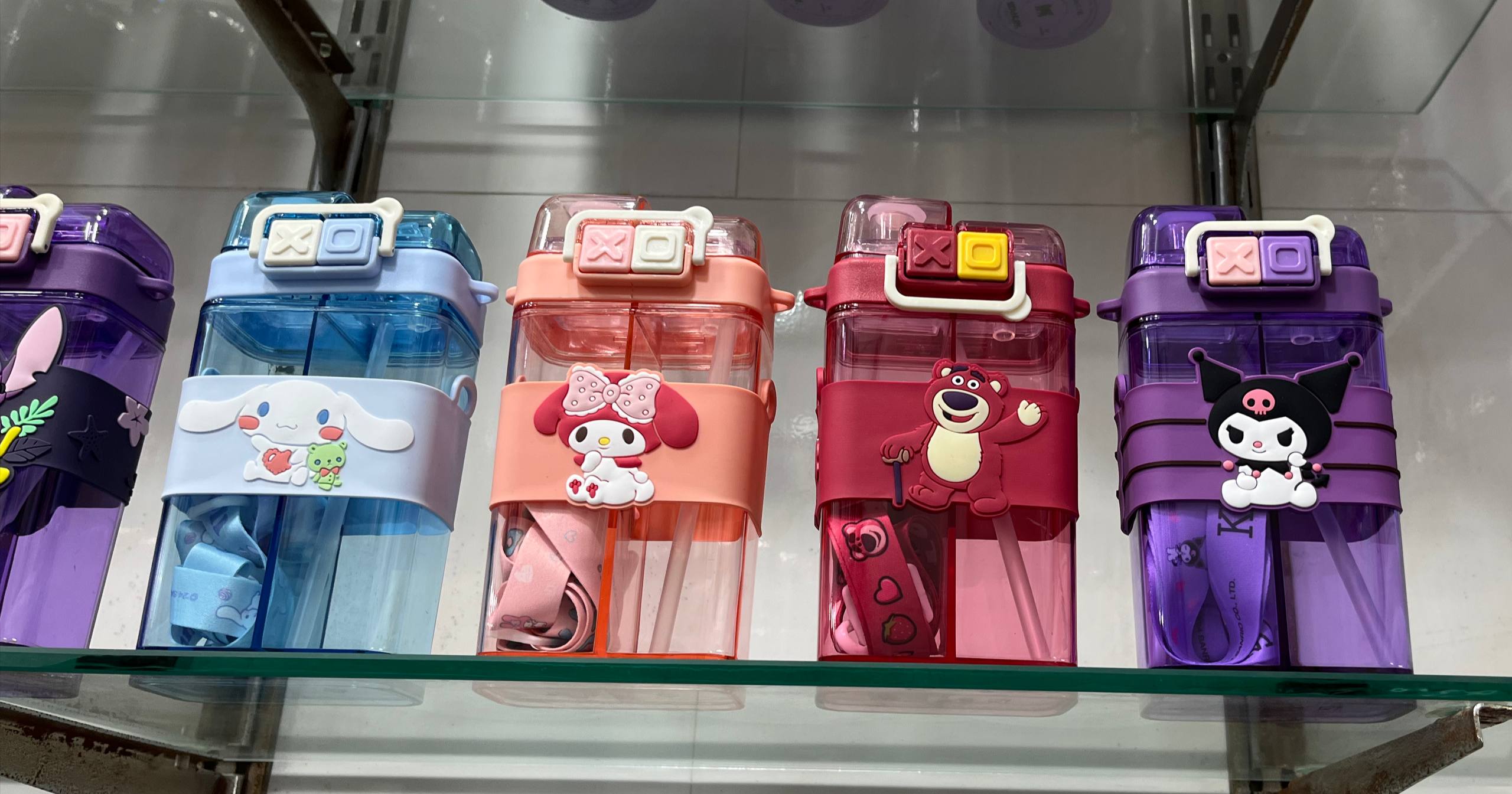 قمقمه دو مخزنه کرومی 680 میل جعبه دار fashion separeted drinking cup
