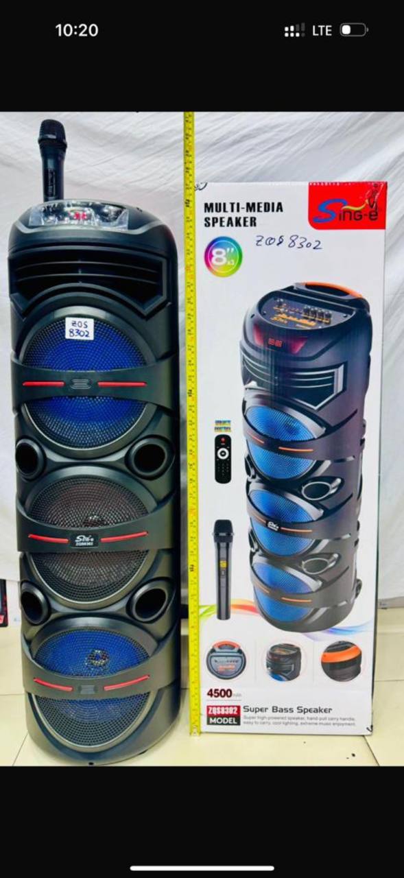 اسپیکر بلوتوثی قابل‌حمل زد کیو اس (ZQS) مدل 8302