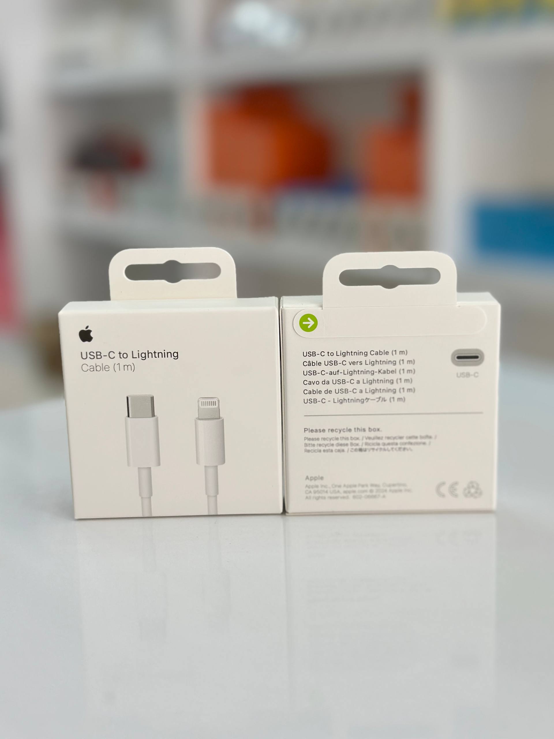 کابل شارژ اورجینال آیفون Type-C به Lightning