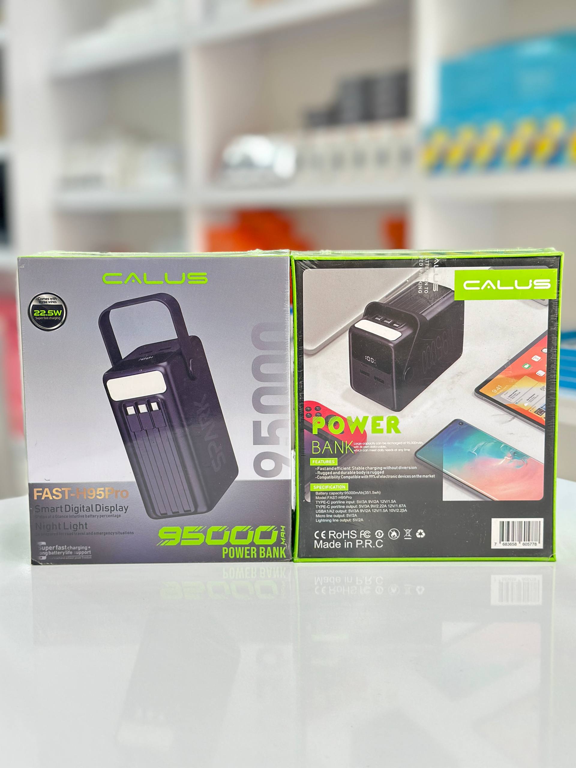 پاوربانک calus مدل P95000  fast-h95 pro  