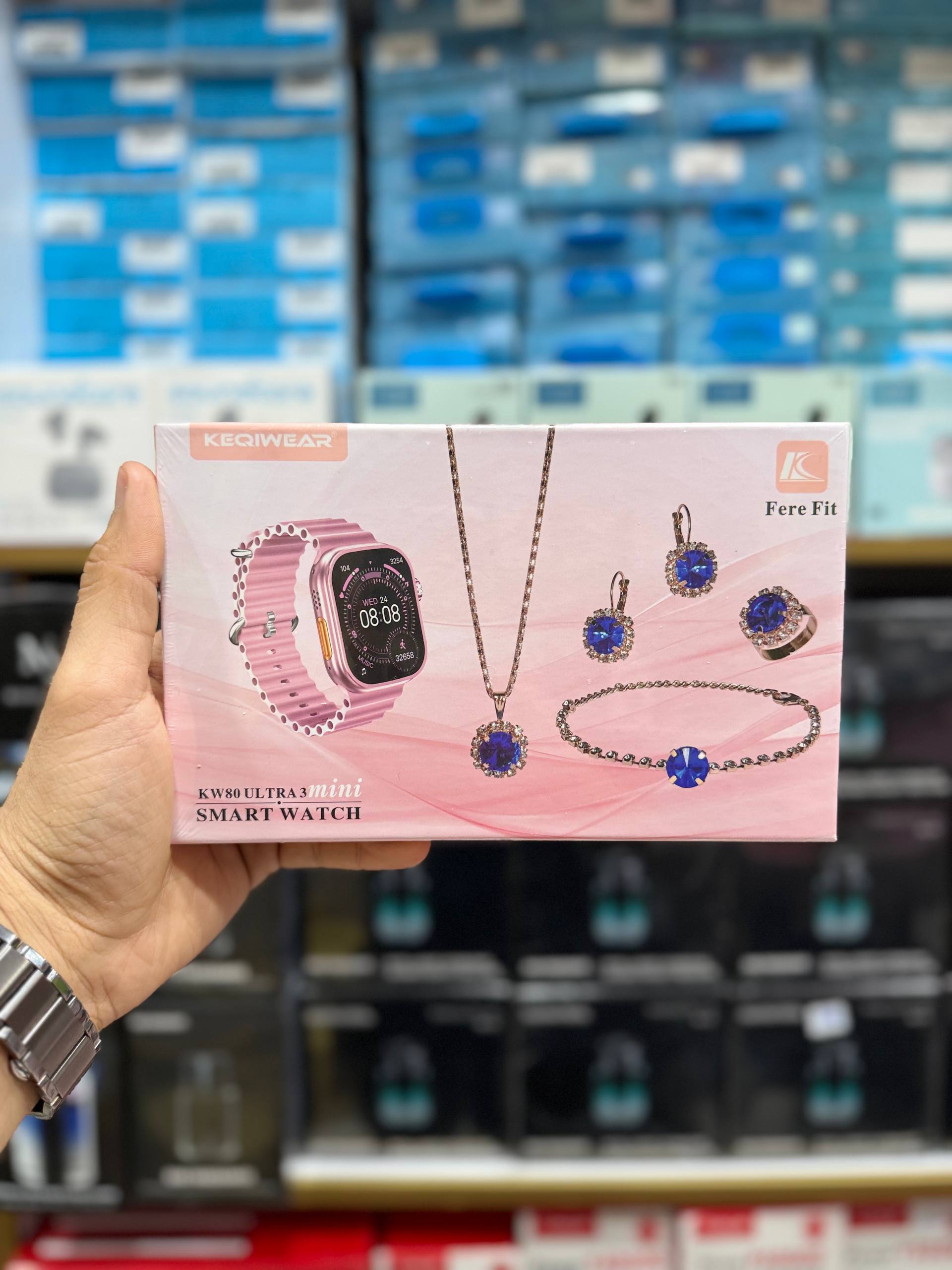 ساعت هوشمند Keqiwear مدل KW80