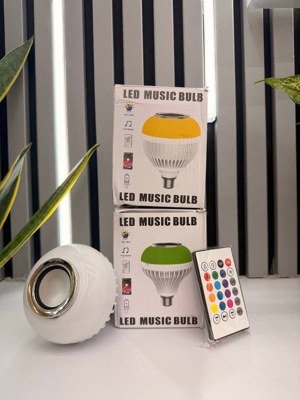 لامپ هوشمند و اسپیکر بلوتوث Music  Bulb