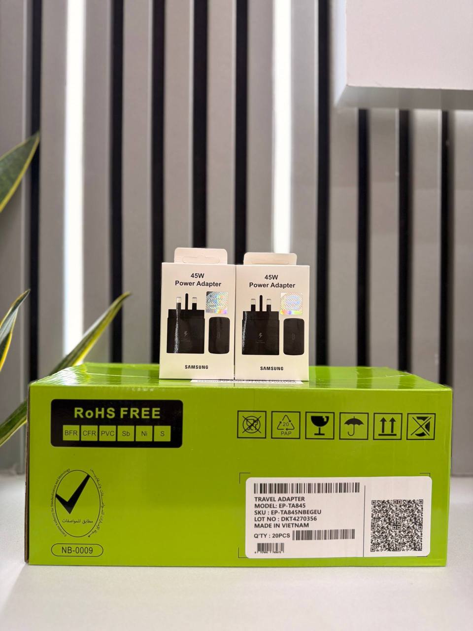 کله شارژر 45w اصل چین و 3پین سامسونگ