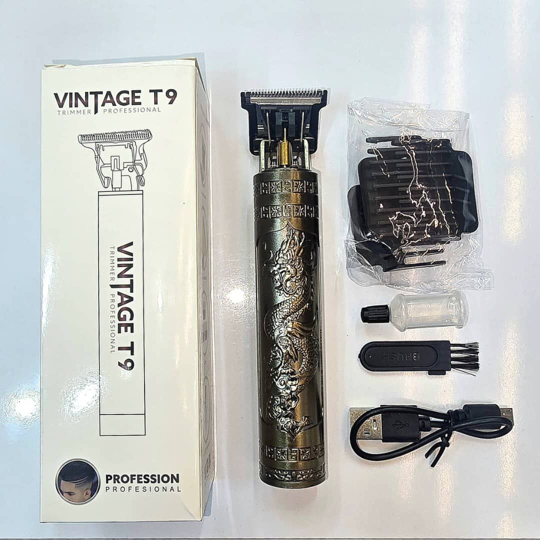 ماشین اصلاح وینتیج مدل T9 (فلزی)