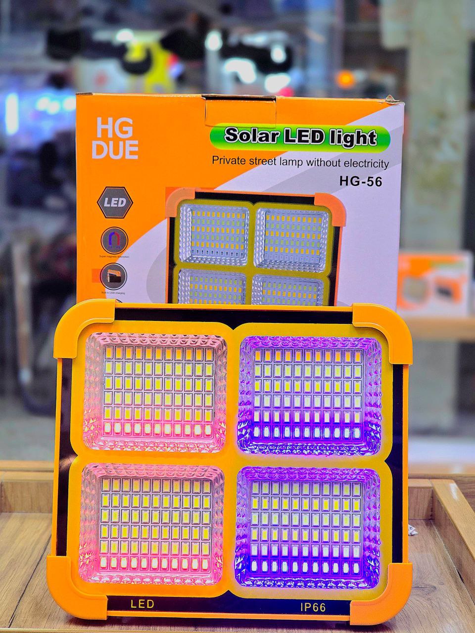 پروژکتور خورشیدی اچ جی دی یو ای مدل HG 56
