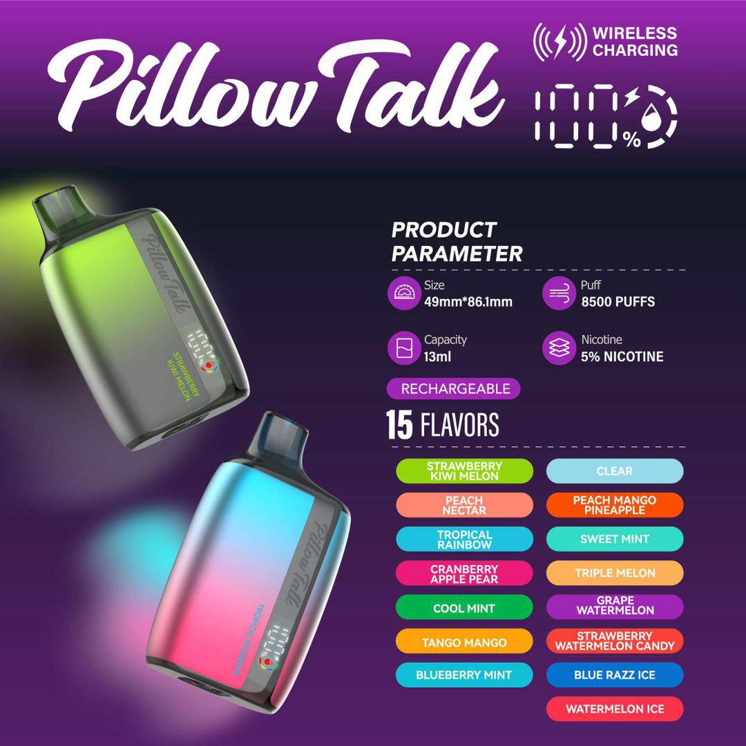  ویپ پیلو تاک 8,500 پاف  PILLOW TALK