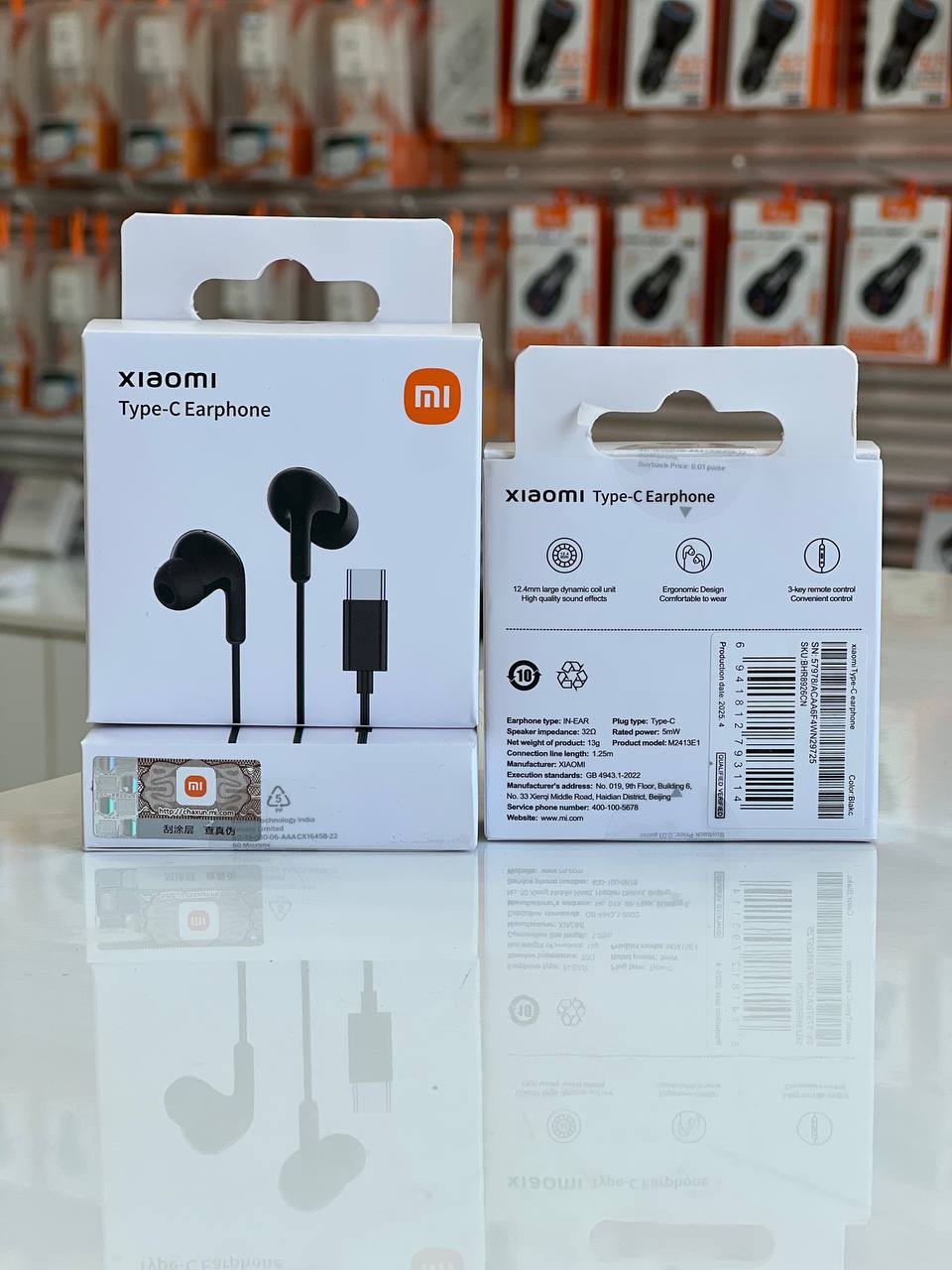 هندزفری تایپ سی Xiaomi  پک سفید MI