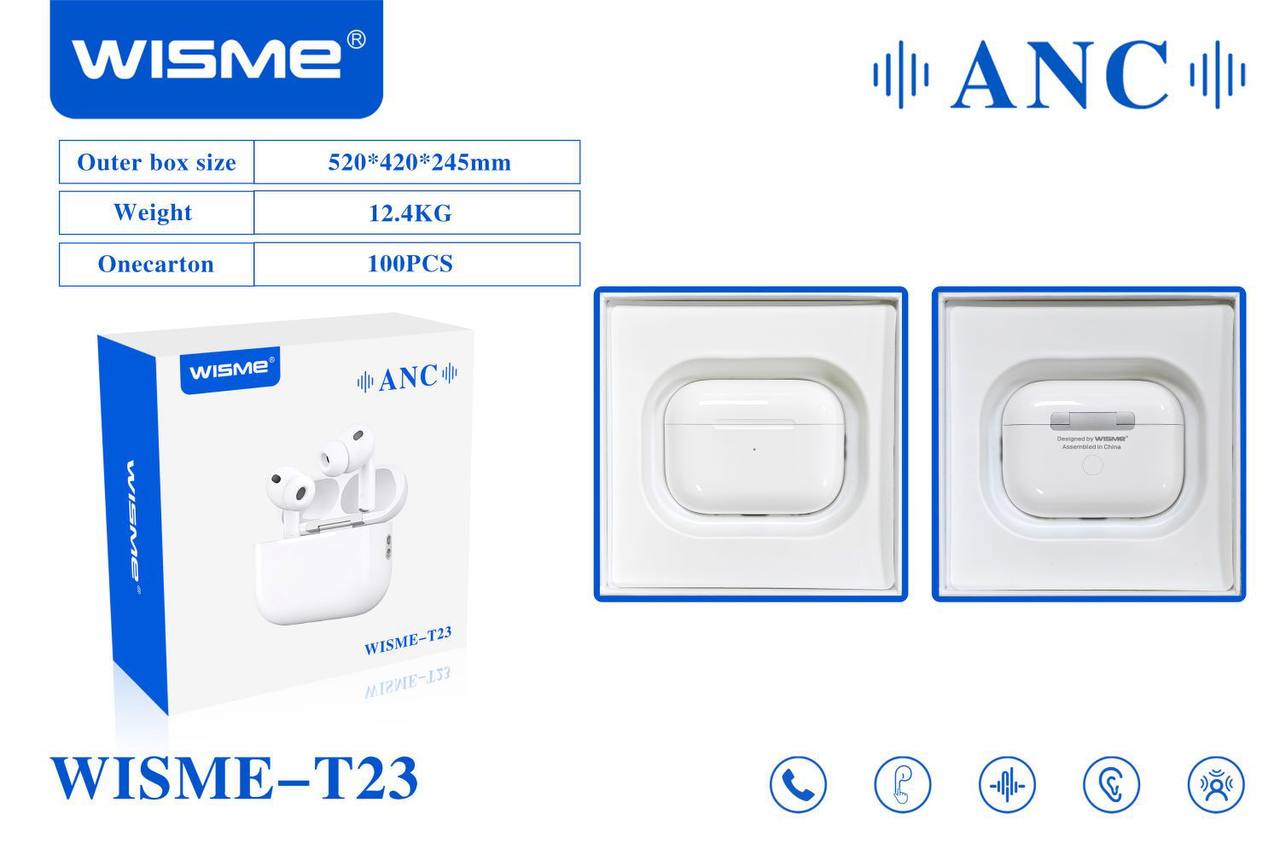 ایرپاد Airpods  ANC wisme T23