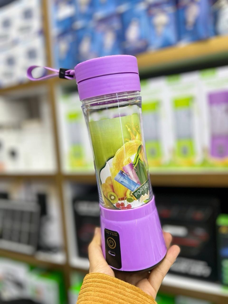 شیکر و مخلوط کن شارژی استوانه ای hm-03
