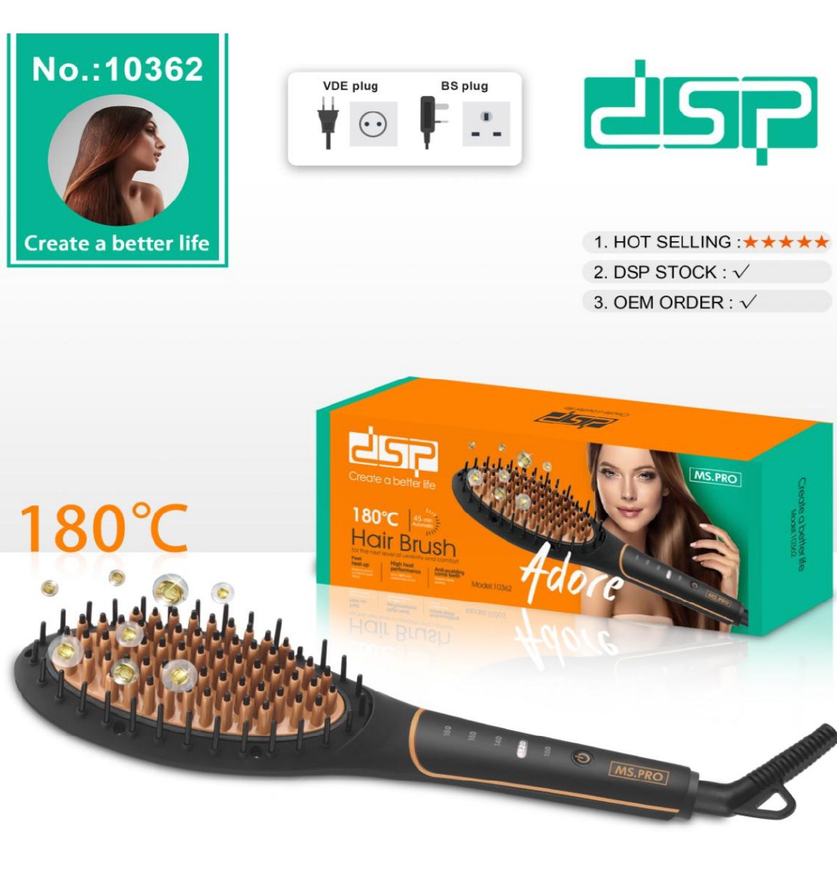 برس حرارتی DSP مدل 10362