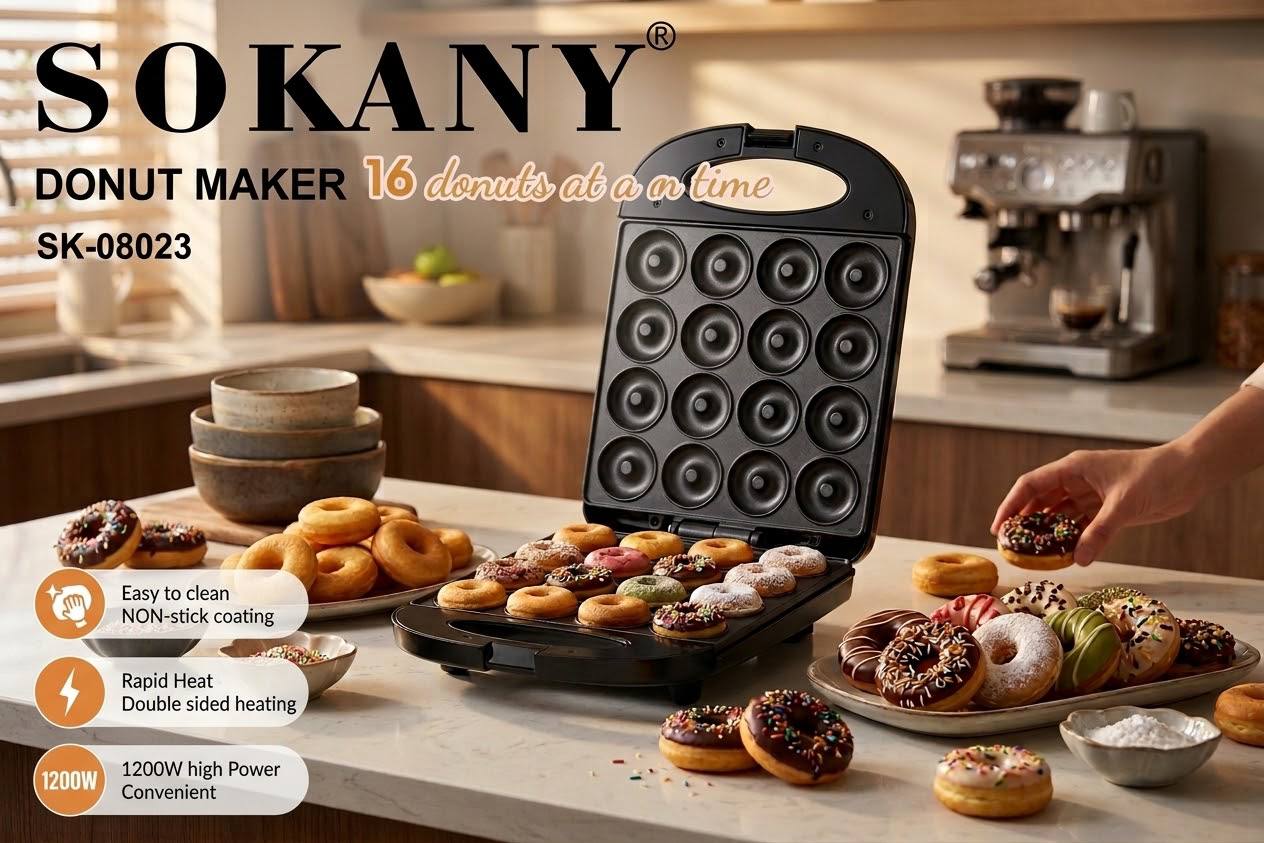 دونات ساز SOKANY مدل 08023