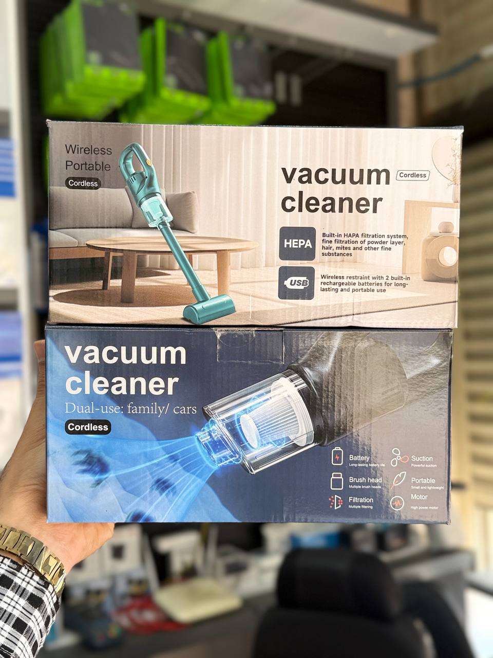 جارو شارژی دستی Cordless 2-in-1