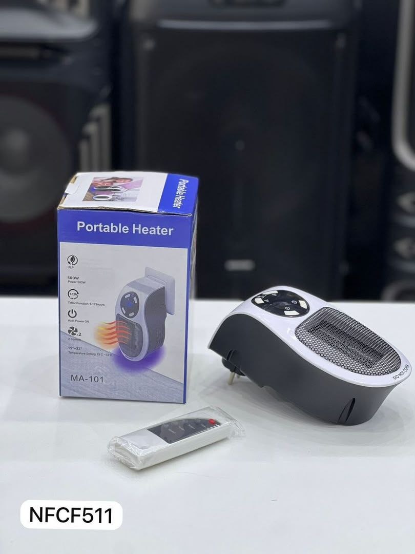 هیتر برقی پریزی مدل Portable Heater با پرتاب باد مدل ma101