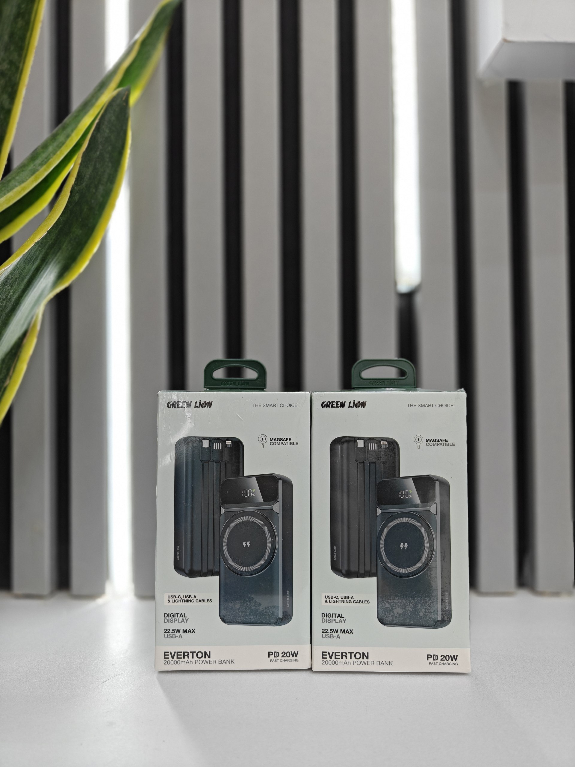 پاوربانک گرین لاین مدل Everton ظرفیت 40000mAh توان 20W