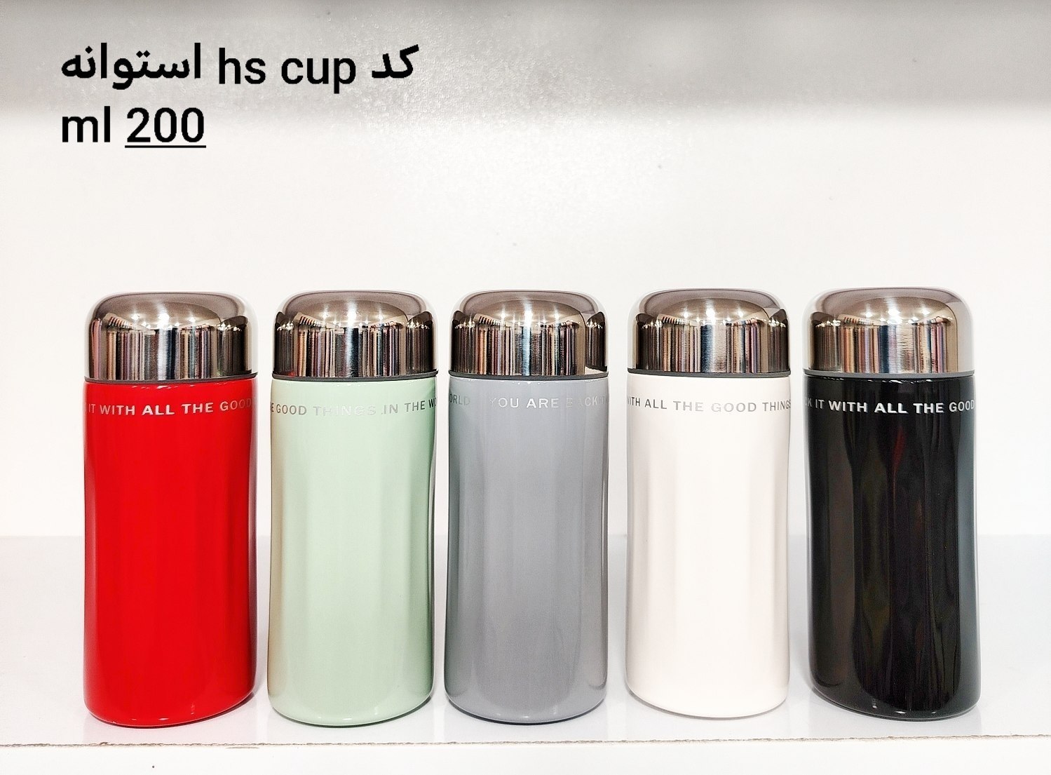 مینی فلاسک قلمی hscup گنجایش 260میل