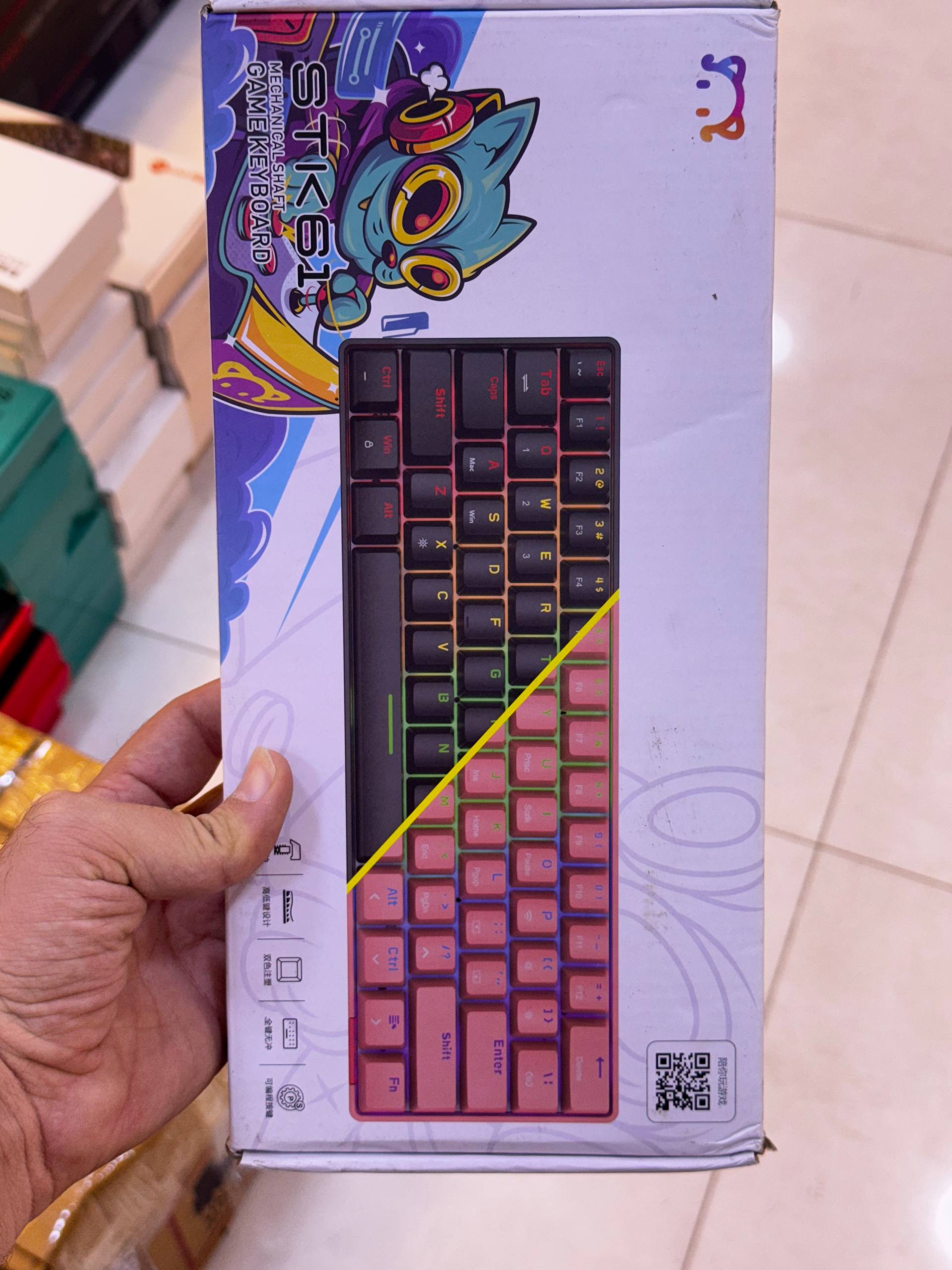 کیبورد بی سیم Ajazz STK61
