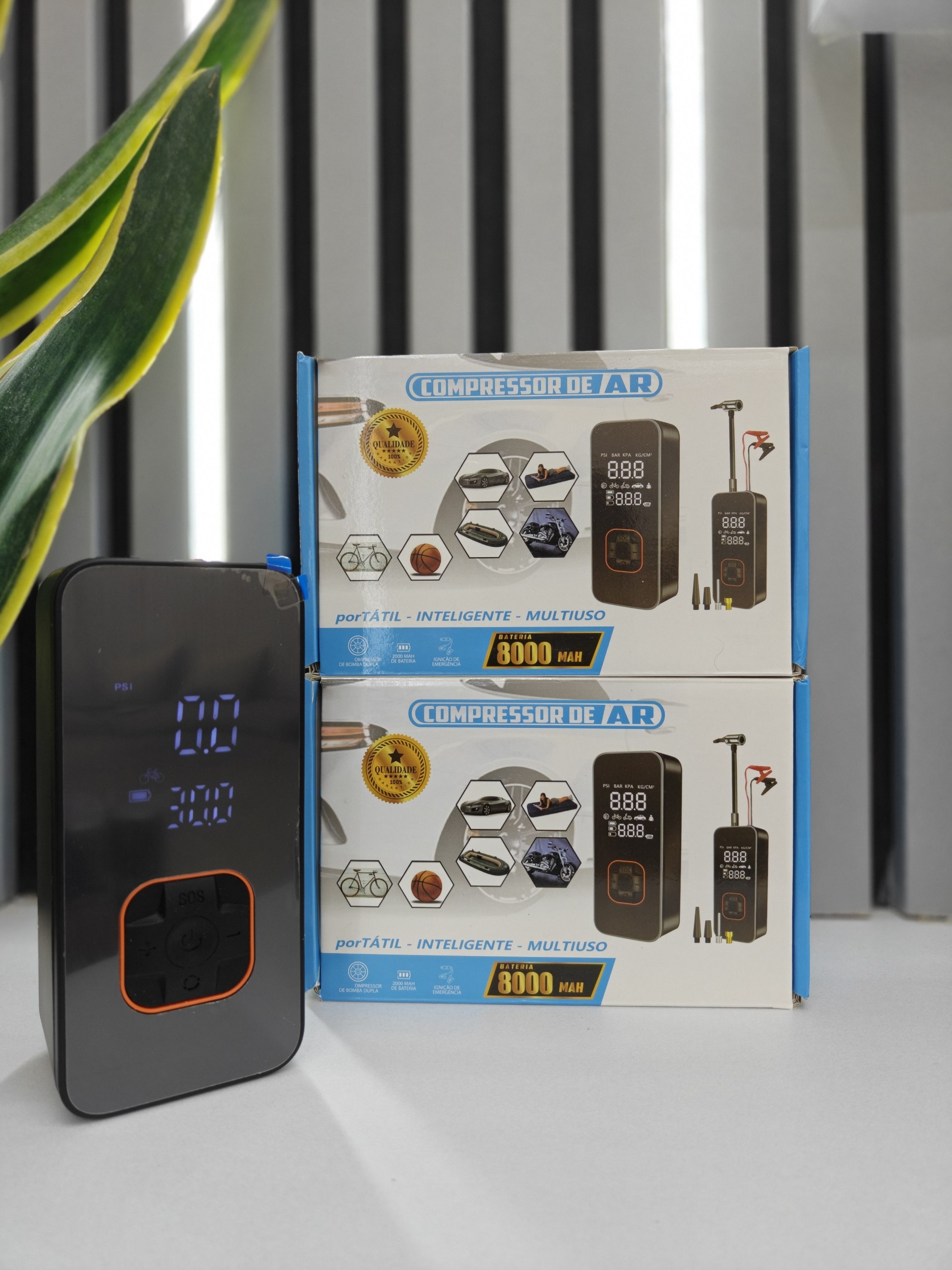 جامپ استارتر و پمپ باد 8000mAh