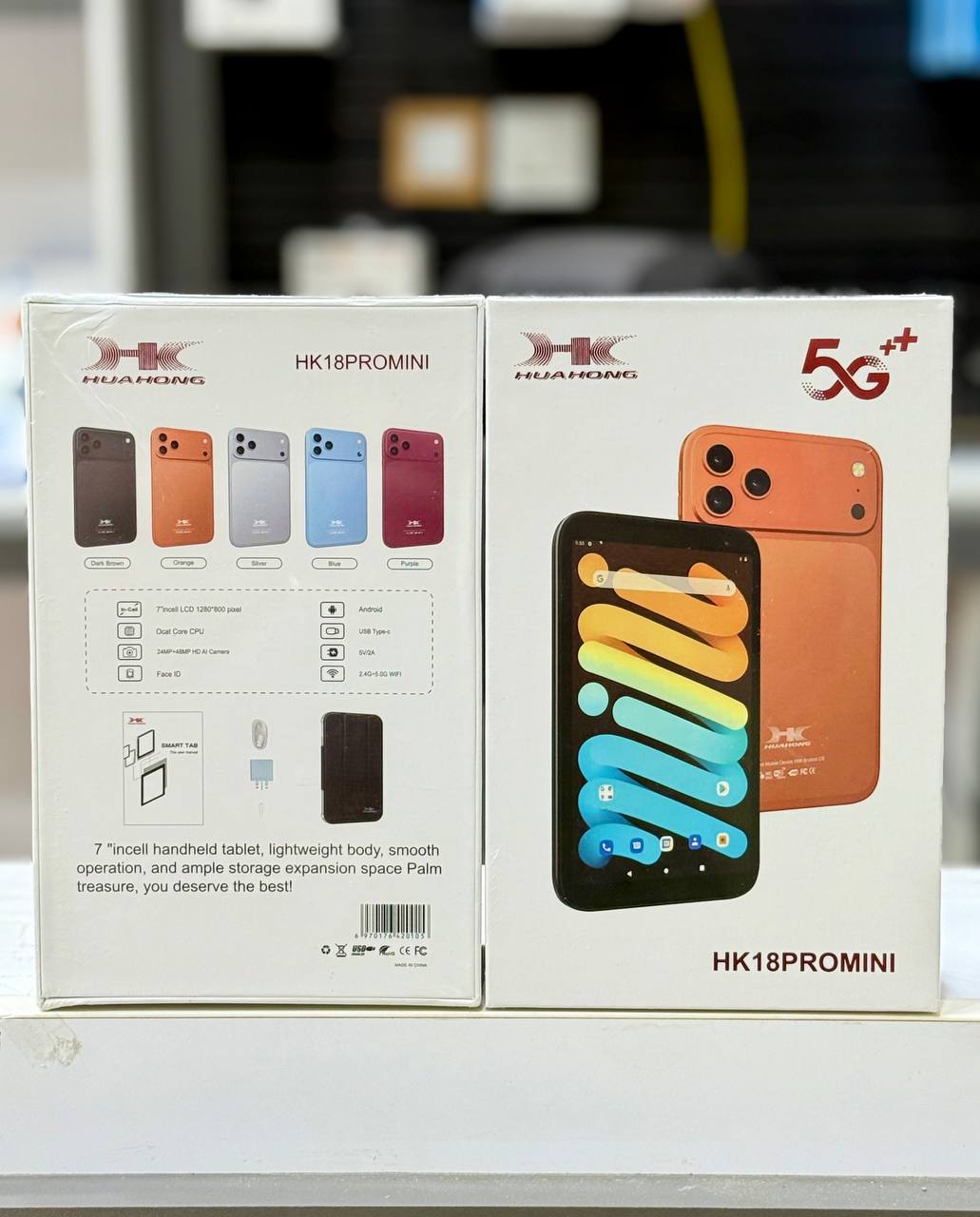 تبلت ظرفیت 32 گیگابایت رم 3 گیگابایت سایز 7 اینچ هوآهونگ HK18 PRO Mini