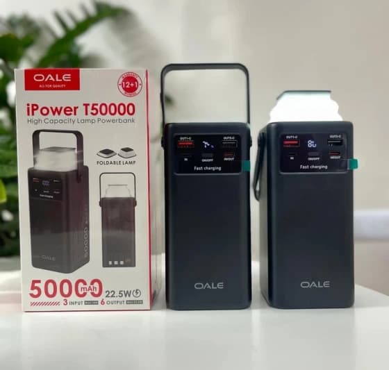 پاوربانک اولی پاور مدل T50000 ظرفیت ۵۰۰۰۰ OALEI POWER